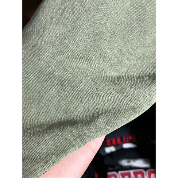 Vintage 90s Russell Athletic USA Made Khaki Blank Sweater - Picture 6 of 7